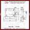 Furniture hardware door latch 141070AS