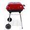 Attractive portable balcony bbq grill with wheel