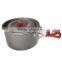 portable folding outdoor camping cooking pot