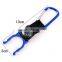 D type aluminum water bottle carabiner hook with compass