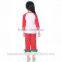 2015 baby girls snowman applique top and red polk dot ruffle pants set,christmas outfits for kids