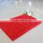 high pile Chenille floor mat living Room mat with anti-slip base