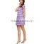 Women's Nighties Cotton Chemise Striped Nightshirt