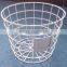 New round iron wire PVC coating basket