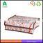 Newest decorative 3 set foldable bra/socks and underwear storage boxes