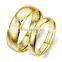 Simple Design Without Stone Pure Gold Wedding Ring