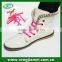 Fashional high quality custome logo rubber no tie shoelaces