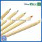 New design raw wood color pencils with dipped top