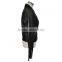High quality slim short PU leather jacket for women