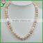 Chinese drops mix colour natural cultured freshwater pearl modern pearl necklaces for brides