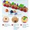 18M+ Chrildren Play Toys Wooden Train Set