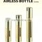 Professinal round shape cosmetic acrylic airless plastic bottle with pump skin care packaging bottle                        
                                                Quality Choice