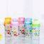 Kids Flip Top Lid Straw Portable Plastic Drinking Water Bottle