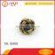 Flower shape metal logo label design service for bags accessories