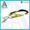 Double line clear rhinestone cute yoyo badge reel lanyard for keys