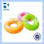 promotional high quality cute inflatable donut adults baby swim ring
