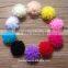 NEW HOT satin ribbon big Peony Flower DIY Applique craft Wedding decortion