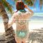 Women Bikini Cover Up Hollow Crochet Beach Dress Top Blouse                        
                                                Quality Choice