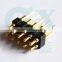 2.54 mm SMT male female double row 10pin pogo pin connector electronical contact pin
