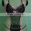 Full color LED Light-up Sexy dance lingerie, Disco, Bar, Party Sexy dance LED clothes