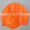 Professional Customized Colorful Waterproof Protect Ear and Long Hair Silicone Swimming Cap