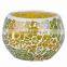 DIY Smalto Mosaic crystal glass candle holder