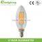 Candle Lights Bulbs C35 B11 4w Led Filament Bulbs For Decoration E14 E12