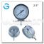 High quality all stainless steel pressure gauge with special connection