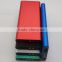 Hot sale newest customized logo super slim aluminum power bank 9000mAh with cheap price