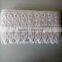 2016 100% Polyester nigerian white chemical lace for wedding dress