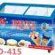 Sliding Freezer 515L/575L Curved Glass Door Chest Freezer ice cream display freezer