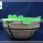 5 nesting bowls in one set glass bowls with color lid