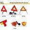 WT04 Cloth Plastic Car Warning Triangle Kit