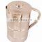 IndianArtVilla Handmade Steel Copper Jug Pitcher 2000 ML - Storage Drinking Water Home Hotel Restaurant Good Health Benefit Yoga