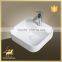 European small counter top wash basin with single hole