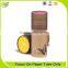 recycled brown kraft paper round tea box kraft paper tea box
