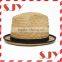 Summer foldable fashion mens straw beach hats