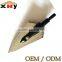 Broadhead 100 grain 2 blade broadhead 2" X 7/8" Large incision Hunting large animals Arrow