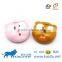 A-8066 luxury gold pig contact lens case