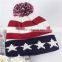 Custom knitted pom beanie hat