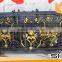 wrought iron decorative beautiful flower metal fence