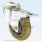 White Transparent PU Caster 100mm Furniture Swivel Caster Wheel