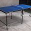 Double Folding Movable Table Tennis/TT table for game practice