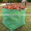 Patio PE Woven Plastic Popular Garden Tip Bag ,Super Quality Popular Leaf Collector Bag With Handles