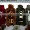 Real multed color fur cushion/wholesale cushion blanket 2015