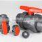 Plastic water supply pipe fitting upvc fitting ball valve threaded fitting
