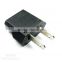 Top quality travel charger converter male to female 240v to 110v plug adapter