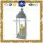 White Plastic Candle Holder Lantern With Led Candles