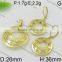 Hot Classic Round Style 18k Gold Plated Jewelry Set Made in China
