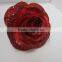 2014 hot style artificial silk glitter Chines rose flower heads(AM-F-015)